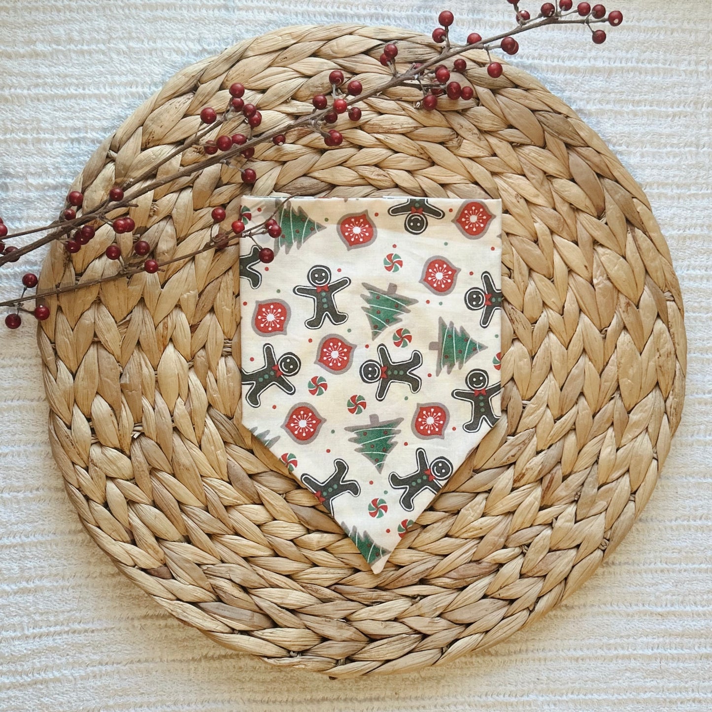 Christmas Cookies Dog Bandana