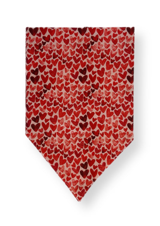 Valentine's Day Heart Dog Bandana