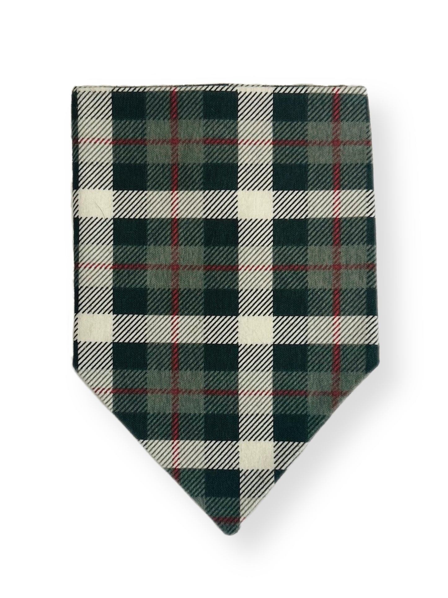 Christmas Plaid Dog Bandana