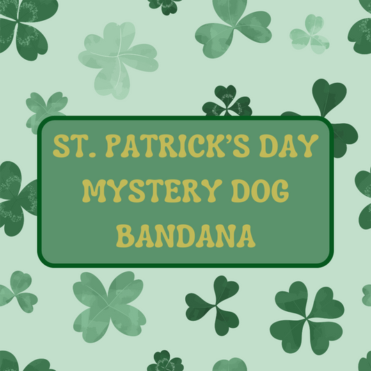 St. Patrick’s Day Mystery Dog Bandana