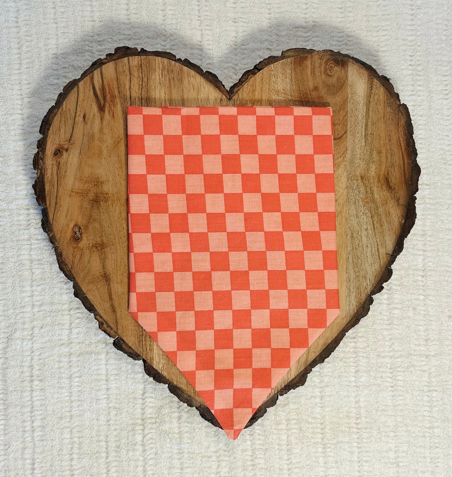 Valentines Checkered Board Dog Bandana