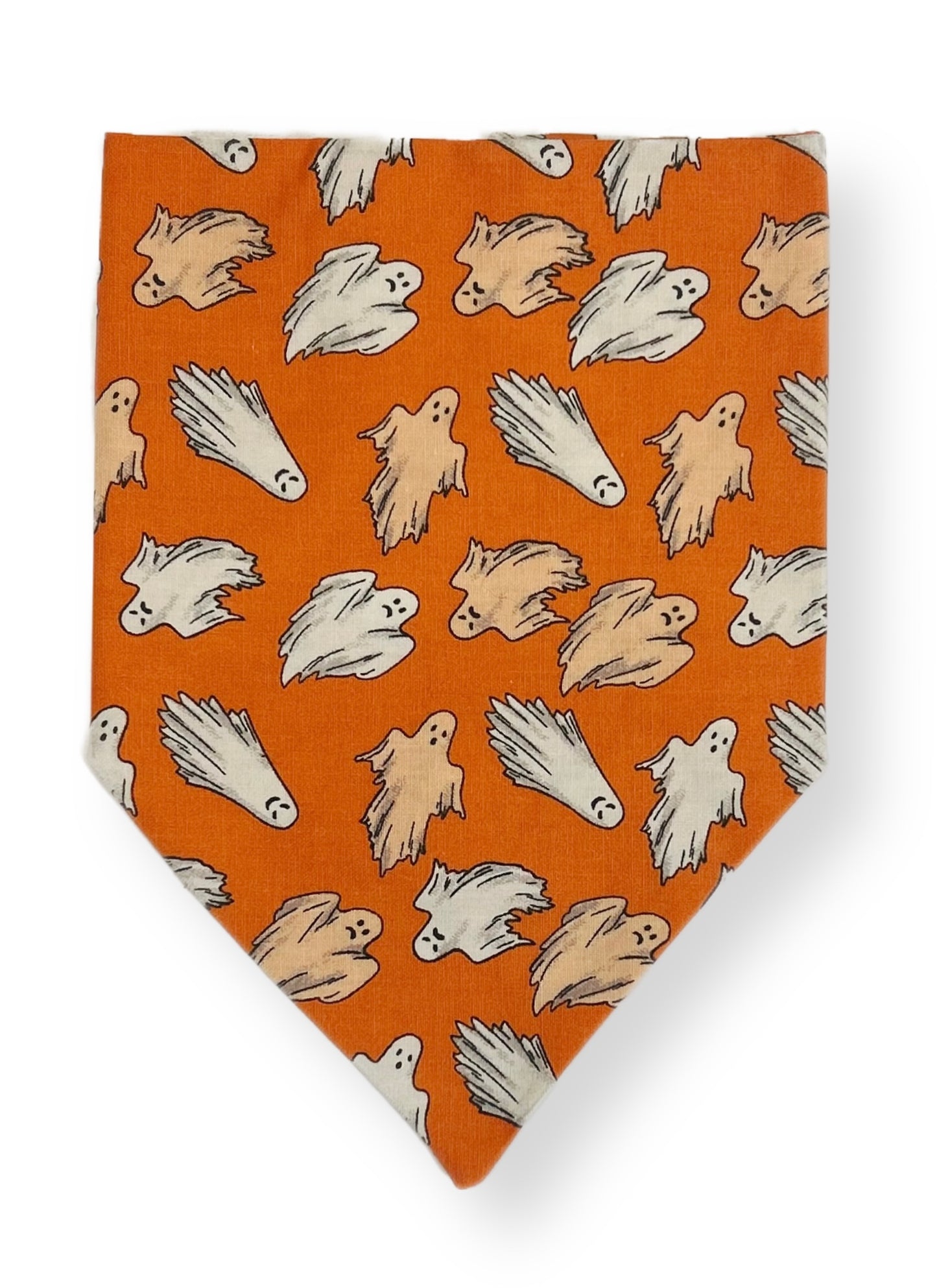 Orange Ghost Dog Bandana