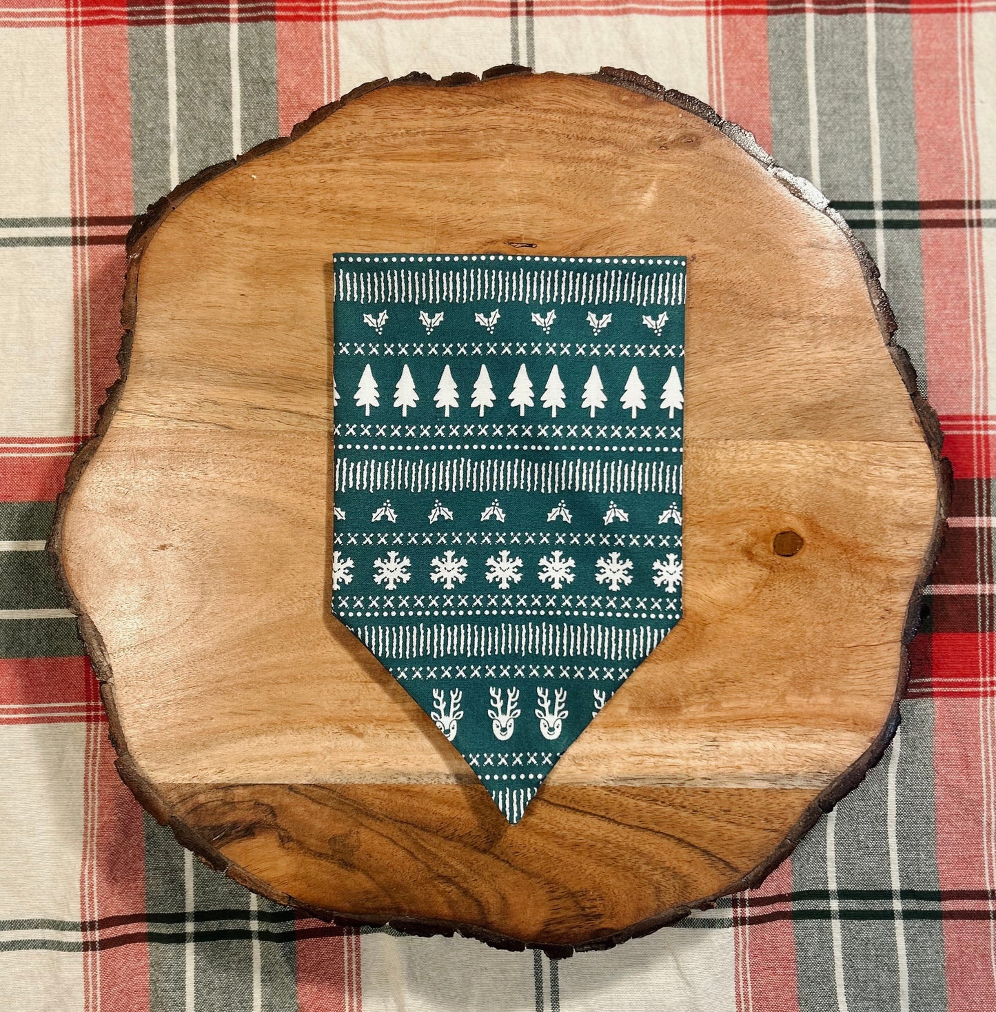 Christmas Sweater Dog Bandana