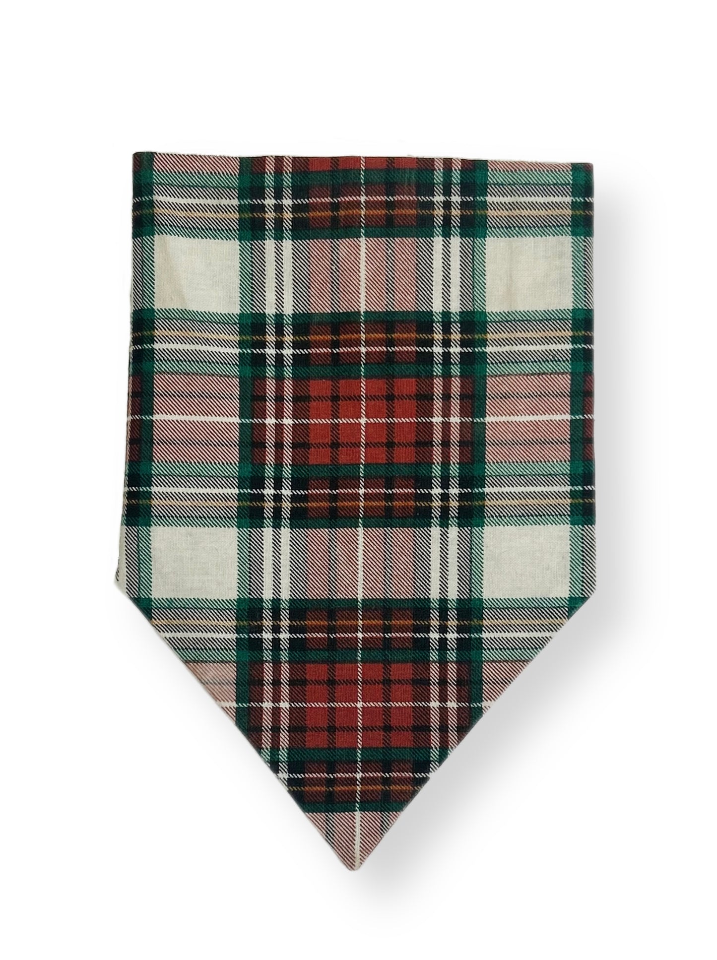 Holiday Season Plaid Dog Bandana