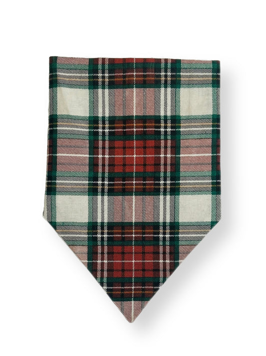 Holiday Season Plaid Dog Bandana