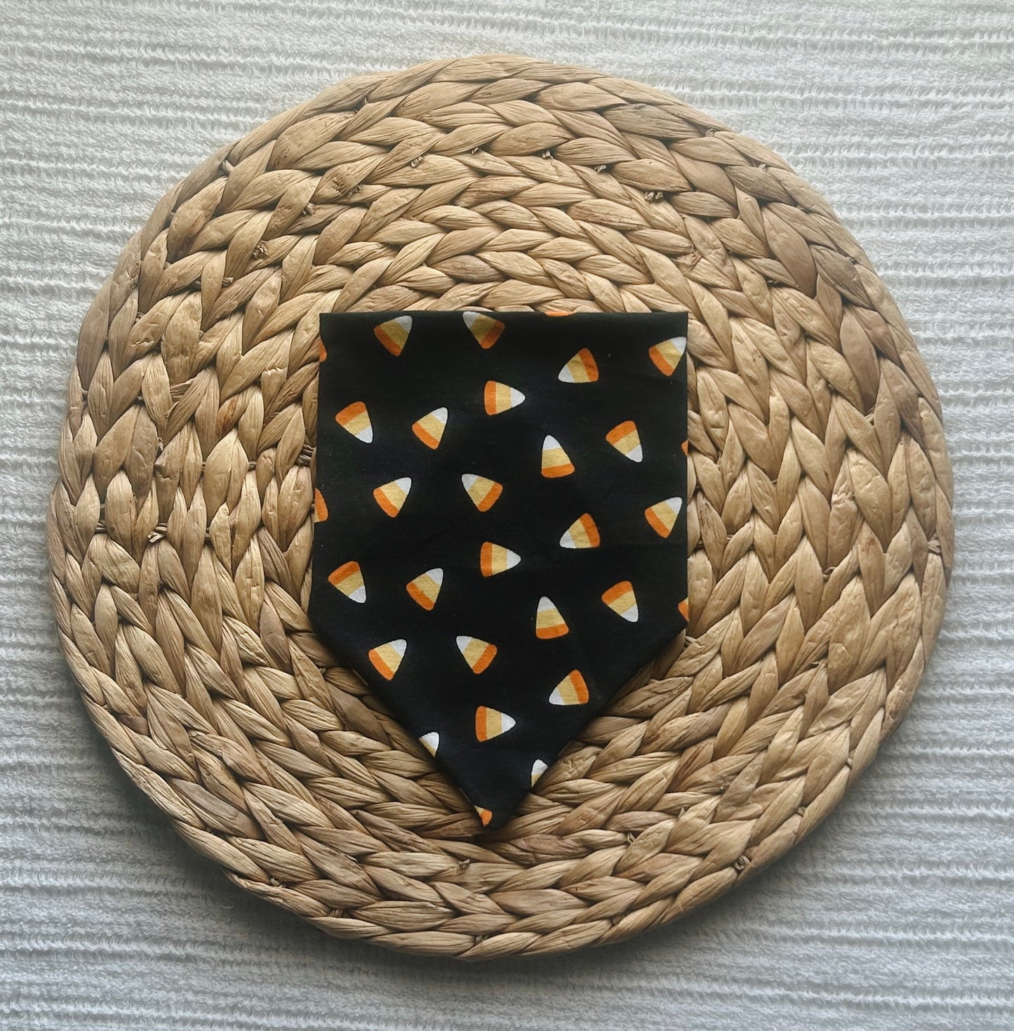 Halloween Candy Corn Dog Bandana